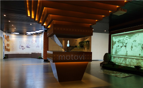 360度幻影成像系统应用于展厅（局部图）