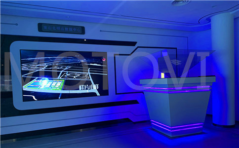 摩拓为360度全息投影应用于数字展厅