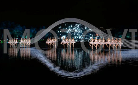 杭州G20印象西湖晚会（局部图）_运用摩拓为全息幻影成像