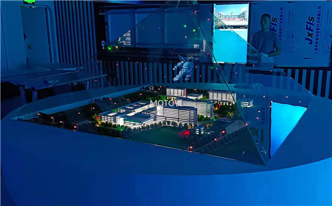 360度全息投影应用于医院展厅_清晰度高、色彩明亮、立体-摩拓为工程案例展示