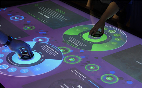智慧物体识别桌应用于数字展厅案例_互动体验展示