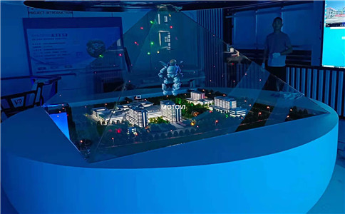 360度全息投影应用于企业数字展厅设计_互动体验