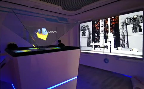 360度全息投影应用展厅设计_展示产品细节