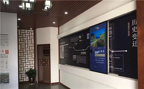 互动滑轨屏应用于数字展厅设计展示
