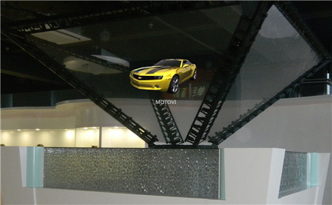 360全息投影互动装置应用于展厅（局部示意图）