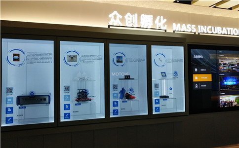 透明屏应用于展厅设计