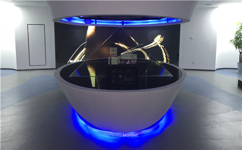 360度全息投影技术互动装置应用于展厅设计