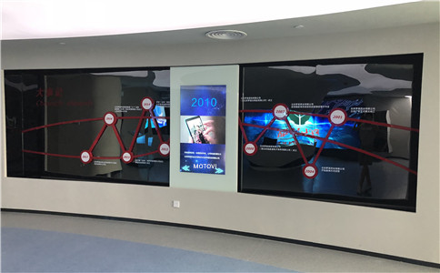 滑轨屏应用于数字展厅设计_智能化、科技感创意展示