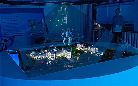 360度全息投影互动装置应用于数字展厅设计