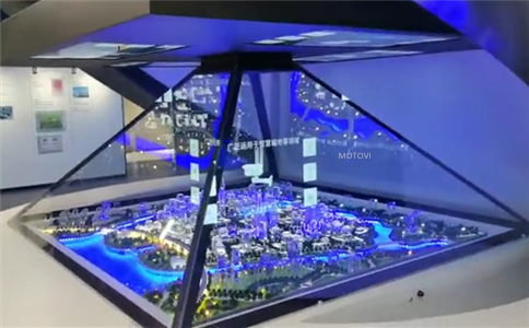 360度全息投影应用于数字展厅设计_现场局部图