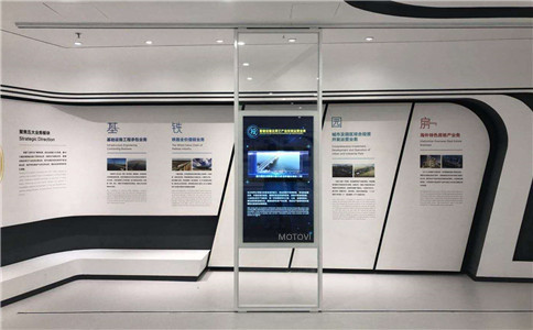 滑轨屏助阵企业展厅设计构建全新体验的互动空间（局部展示）